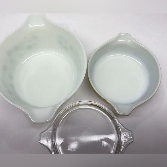 1970S PYREX- Spring Blossom, 2 Casserole bowls- 474B, 402 - Picture 6 of 7